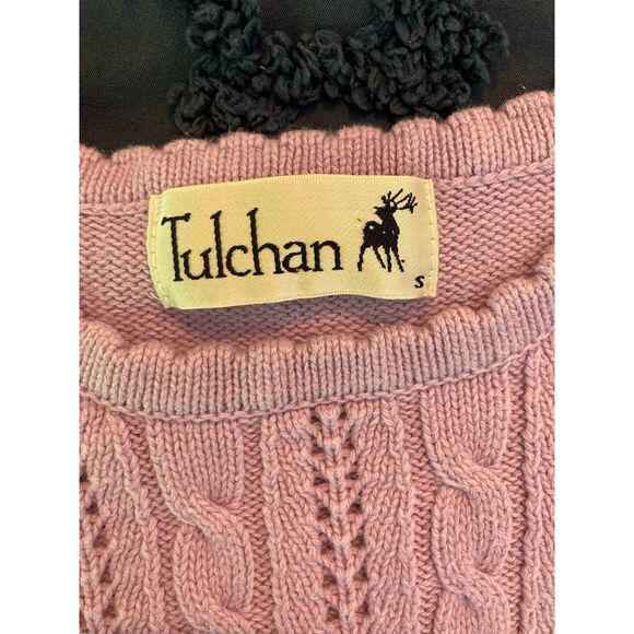 🧺Tulchan | Vintage Lavender 100% Cotton Sweater Tee | Small - Picture 2 of 5